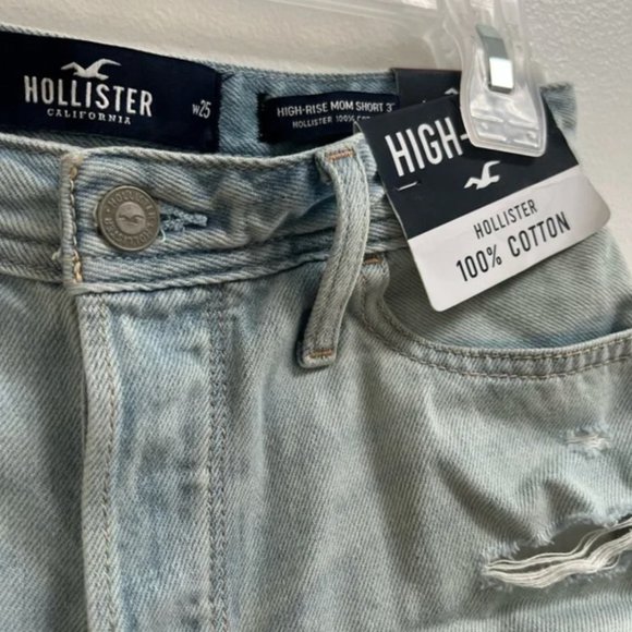 Hollister High Rise Mom Shorts 3” Inseam US 1 - Picture 4 of 6